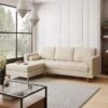 Dunelm Zoe Luna Fabric Left Hand Corner Sofa