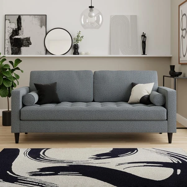 Dunelm Zoe Boucle 3 Seater Sofa 1 Dunelm Zoe Boucle 3 Seater Sofa