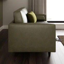 Dunelm Zoe Faux Leather 2 Seater Sofa -Furniture Sale Shop 30766232 alt03