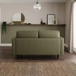 Dunelm Zoe Faux Leather 2 Seater Sofa -Furniture Sale Shop 30766232 alt04