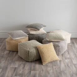 Dunelm Jersey Bobble Pouffe -Furniture Sale Shop 30766330 alt05