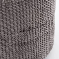 Dunelm Kid's Jenson Charcoal Waffle Pouffe -Furniture Sale Shop 30766419 alt04
