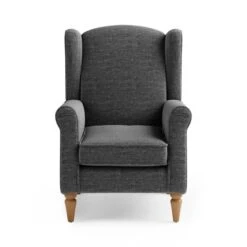 Dunelm Oswald Self Assembly Chenille Chair -Furniture Sale Shop 30766498 alt02