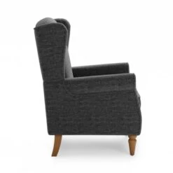 Dunelm Oswald Self Assembly Chenille Chair -Furniture Sale Shop 30766498 alt03