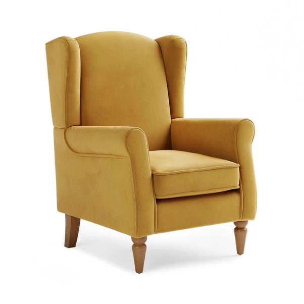 Dunelm Oswald Self Assembly Velvet Chair 2 Dunelm Oswald Self Assembly Velvet Chair - Image 2