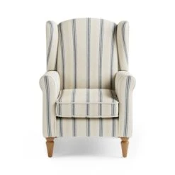 Dunelm Oswald Self Assembly Pinstripe Armchair Folkstone Blue 8 Dunelm Oswald Self Assembly Pinstripe Armchair Folkstone Blue -Furniture Sale Shop 30766628 alt02