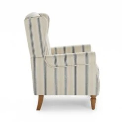 Dunelm Oswald Self Assembly Pinstripe Armchair Folkstone Blue 9 Dunelm Oswald Self Assembly Pinstripe Armchair Folkstone Blue -Furniture Sale Shop 30766628 alt03