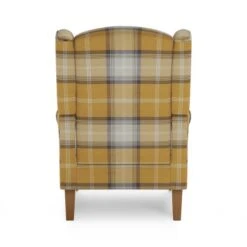 Dunelm Oswald Check Wingback Armchair -Furniture Sale Shop 30766644 alt05