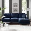 Dunelm Beatrice Matte Velvet Right Hand Corner Chaise