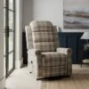 Dunelm Edith Check Rise And Recline Chair