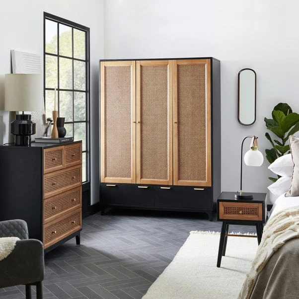 Dunelm Franco 5 Drawer Chest, Black 5 Dunelm Franco 5 Drawer Chest, Black - Image 5