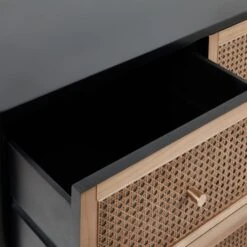 Dunelm Franco 7 Drawer Chest, Black 8 Dunelm Franco 7 Drawer Chest, Black -Furniture Sale Shop 30768079 alt04