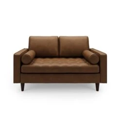 Dunelm Alfie Faux Leather 2 Seater Sofa -Furniture Sale Shop 30768419 alt02
