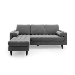 Dunelm Alfie Velvet Corner Chaise 8 Dunelm Alfie Velvet Corner Chaise -Furniture Sale Shop 30768604 alt02