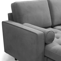 Dunelm Alfie Velvet Corner Chaise 11 Dunelm Alfie Velvet Corner Chaise -Furniture Sale Shop 30768604 alt06