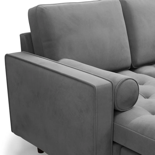 Dunelm Alfie Velvet Corner Chaise 6 Dunelm Alfie Velvet Corner Chaise - Image 6