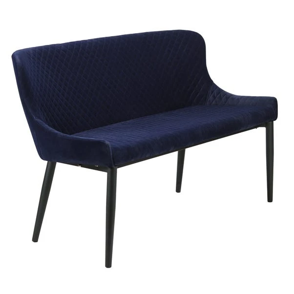 Dunelm Montreal Large Velvet Dining Bench Seat 2 Dunelm Montreal Large Velvet Dining Bench Seat - Image 2