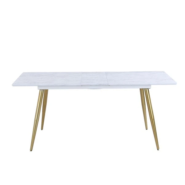 Dunelm Kendall Marble Effect Extending Dining Table 3 Dunelm Kendall Marble Effect Extending Dining Table - Image 3