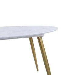 Dunelm Kendall Marble Effect Oval Dining Table -Furniture Sale Shop 30769223 alt05
