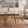 Dunelm Kendall Faux Marble Round Dining Table