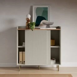 Dunelm Georgi Small Sideboard Natural -Furniture Sale Shop 30769275 alt04
