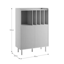 Dunelm Georgi Vinyl Cabinet Natural 11 Dunelm Georgi Vinyl Cabinet Natural -Furniture Sale Shop 30769725 alt05