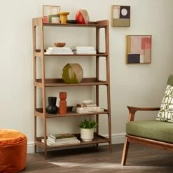 Elements Beechwood 5 Tier Shelving Unit