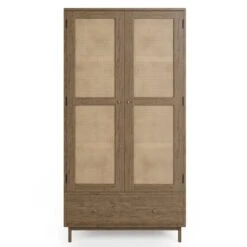 Dunelm Indi Double Wardrobe, Mango Wood -Furniture Sale Shop 30770395 alt02