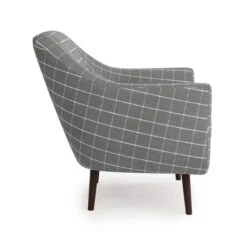 Dunelm Eddie Window Pane Check Tub Armchair 9 Dunelm Eddie Window Pane Check Tub Armchair -Furniture Sale Shop 30774780 alt03