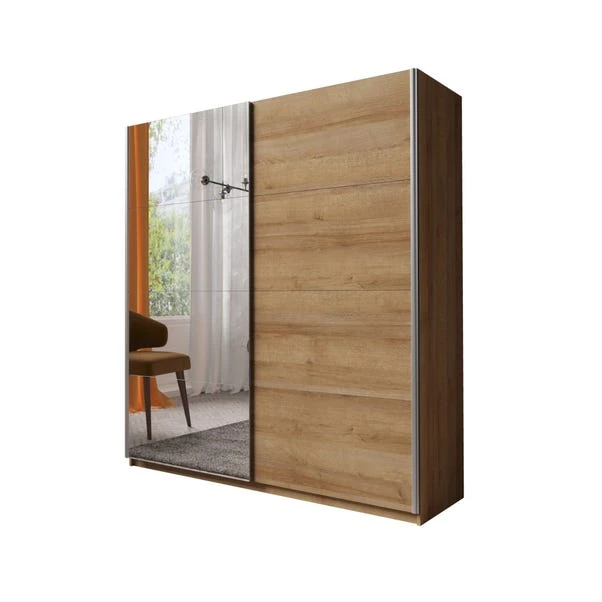 Dunelm Lincoln 180cm Sliding Double Wardrobe 4 Dunelm Lincoln 180cm Sliding Double Wardrobe - Image 4