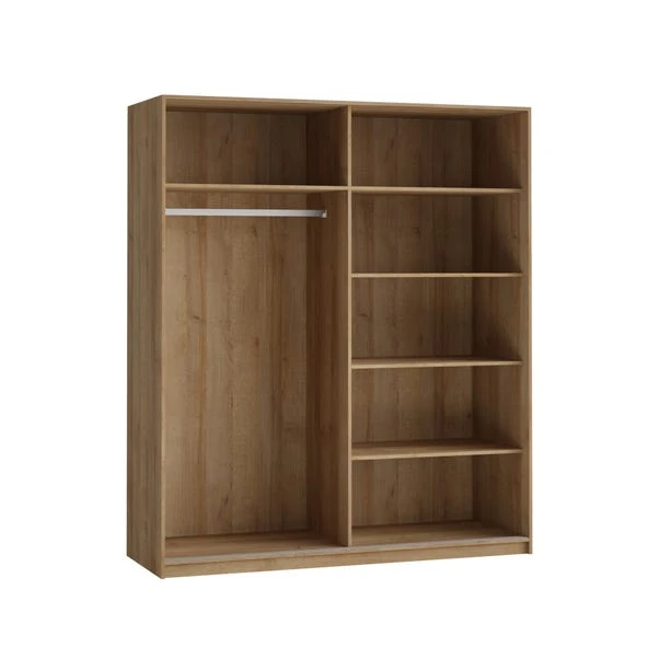 Dunelm Lincoln 180cm Sliding Double Wardrobe 6 Dunelm Lincoln 180cm Sliding Double Wardrobe - Image 6