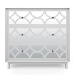 Dunelm Delphi 3 Drawer Chest, Grey & Mirrored 8 Dunelm Delphi 3 Drawer Chest, Grey & Mirrored -Furniture Sale Shop 30775917 alt02