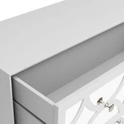 Dunelm Delphi 3 Drawer Chest, Grey & Mirrored 11 Dunelm Delphi 3 Drawer Chest, Grey & Mirrored -Furniture Sale Shop 30775917 alt05