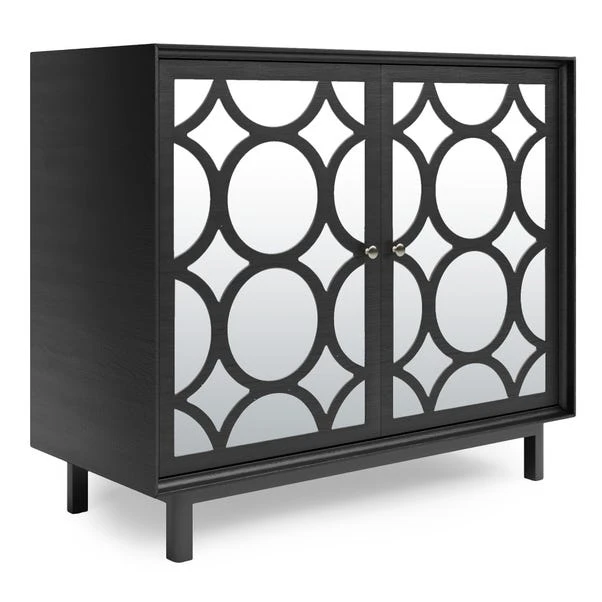 Dunelm Delphi Black Small Sideboard 2 Dunelm Delphi Black Small Sideboard - Image 2