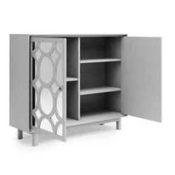 Dunelm Delphi Grey Small Slim Cabinet -Furniture Sale Shop 30775933 alt04