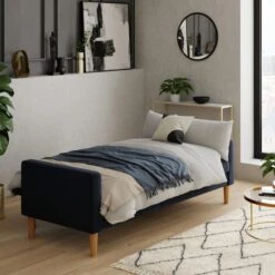 Dunelm Jacob Velvet Sofabed Luxe Navy 9 Dunelm Jacob Velvet Sofabed Luxe Navy -Furniture Sale Shop 30776264 alt03