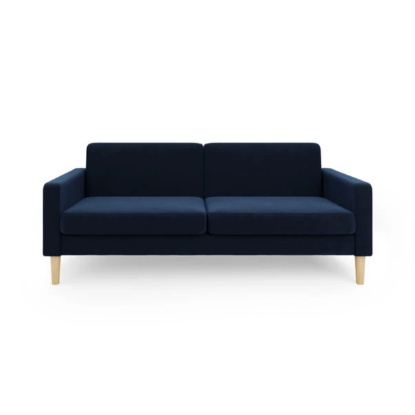 Dunelm Jacob Velvet Sofabed Luxe Navy 5 Dunelm Jacob Velvet Sofabed Luxe Navy - Image 5