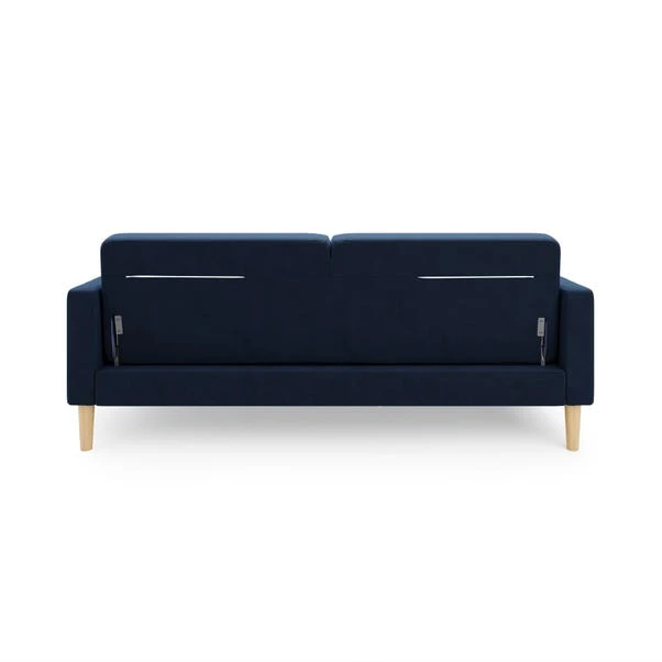 Dunelm Jacob Velvet Sofabed Luxe Navy 6 Dunelm Jacob Velvet Sofabed Luxe Navy - Image 6