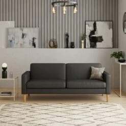 Dunelm Jacob Cord Sofabed Charcoal