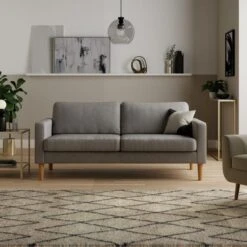 Dunelm Jacob Cord 3 Seater Sofa