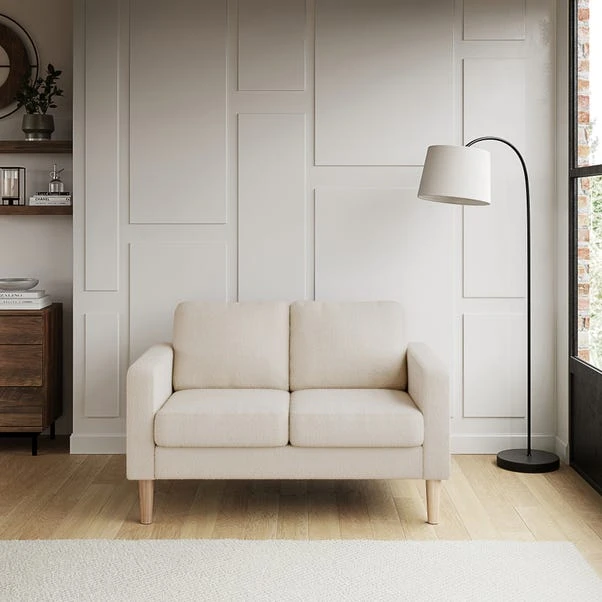 Dunelm Jacob Sherpa Compact 2 Seater Sofa 1 Dunelm Jacob Sherpa Compact 2 Seater Sofa