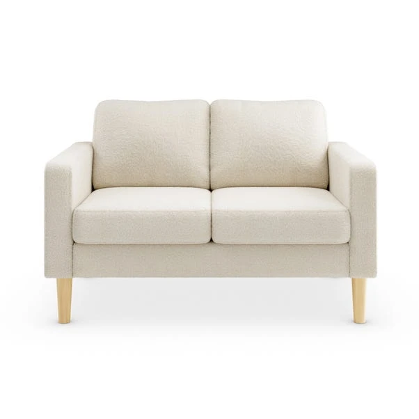 Dunelm Jacob Sherpa Compact 2 Seater Sofa 3 Dunelm Jacob Sherpa Compact 2 Seater Sofa - Image 3