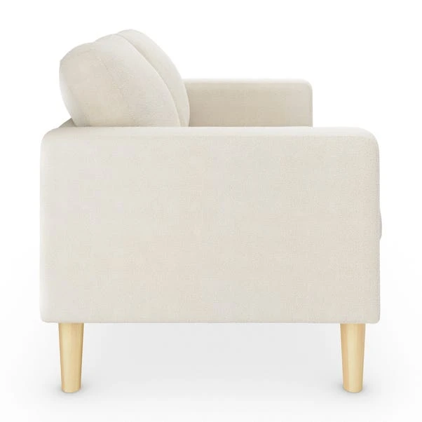 Dunelm Jacob Sherpa Compact 2 Seater Sofa 5 Dunelm Jacob Sherpa Compact 2 Seater Sofa - Image 5