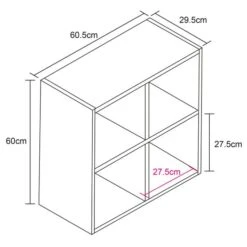 Lloyd Pascal Black 4 Cube Storage Unit 11 Lloyd Pascal Black 4 Cube Storage Unit -Furniture Sale Shop 30777555 alt06