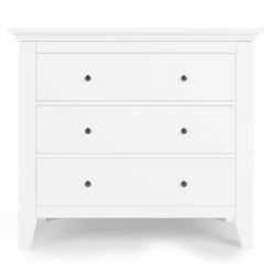 Dunelm Lynton 3 Drawer Chest White -Furniture Sale Shop 30780209 alt02