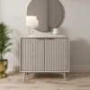 Dunelm Neena Small Sideboard, White Wash Acacia Wood
