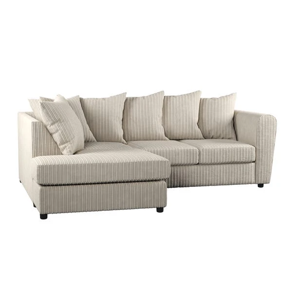 Dunelm Blake Jumbo Cord Left Hand Corner Sofa 2 Dunelm Blake Jumbo Cord Left Hand Corner Sofa - Image 2