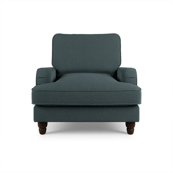 Dunelm Beatrice Chunky Soft Chenille Armchair 2 Dunelm Beatrice Chunky Soft Chenille Armchair - Image 2