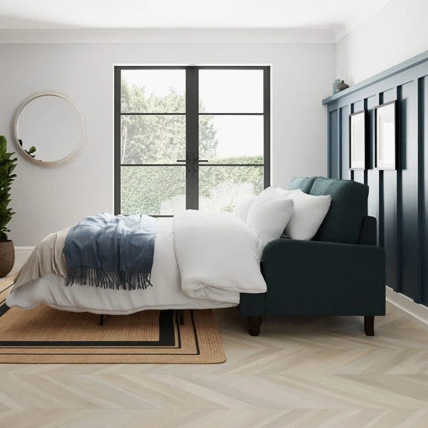 Dunelm Beatrice Chunky Soft Chenille Sofa Bed 4 Dunelm Beatrice Chunky Soft Chenille Sofa Bed - Image 4