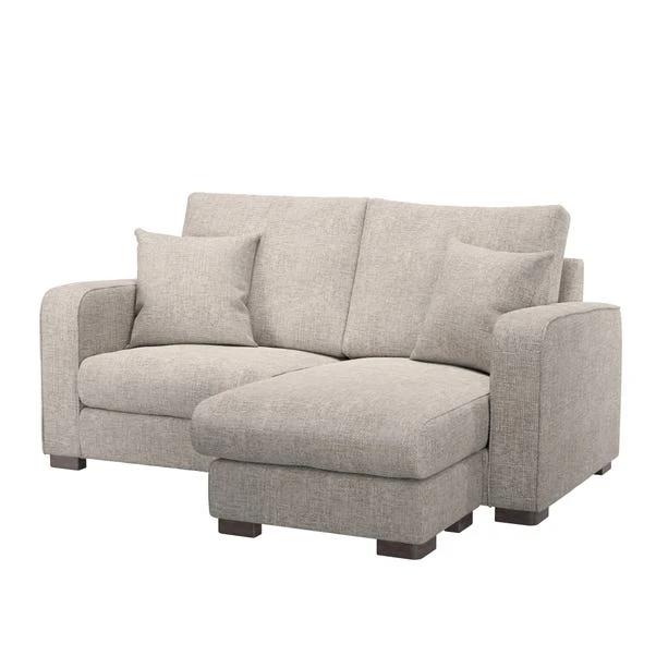 Dunelm Carson Small Chunky Chenille Corner Chaise 4 Dunelm Carson Small Chunky Chenille Corner Chaise - Image 4